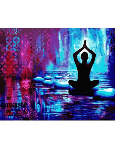 Pictura pe numere Spiritualitate 40x50 cm, Namaste