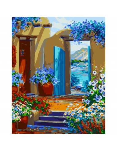 Pictura pe numere Peisaje 40x50 cm, Poarta spre Mare