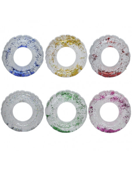 Colac Baie Gonflabil, 60 Cm, Cu Sclipici, diverse culori,CRS60 Colac Baie Gonflabil, 60 Cm, Cu Sclipici, diverse culori,CRS60