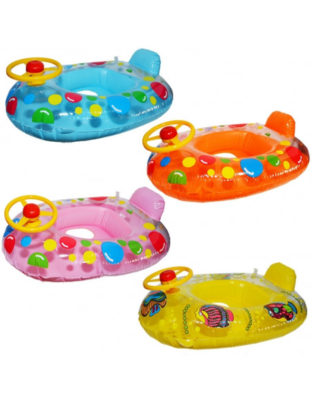 Barcuta Colac Gonflabila, Cu Volan, Diverse culori,FD273