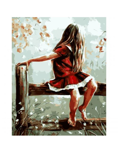 Pictura pe numere Toamna 40x50 cm, Alinare de Anotimp