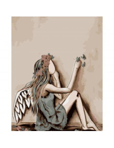 Pictura pe numere Erotic 40x50 cm, Compania Fluturilor