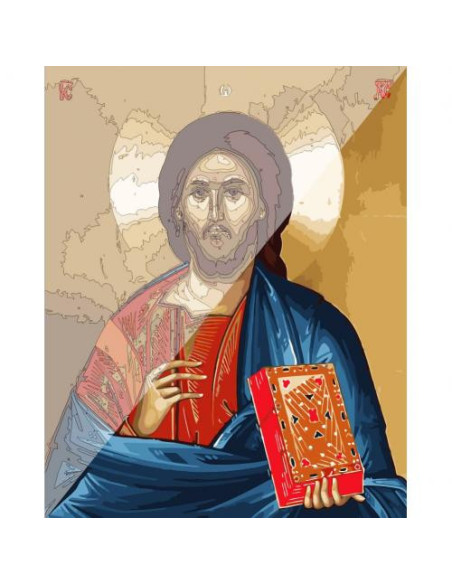 Picturi pe numere Religioase 40x50 cm Isus Hristos Picturi pe numere Religioase 40x50 cm Isus Hristos