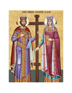 Picturi pe numere Religioase 40x50 cm Sfintii Constantin si