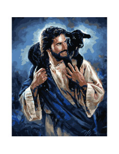 Picturi pe numere Religioase 40x50 cm Isus PDP1357,PDP1357_5040