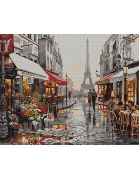 Pictura pe numere 40x50 cm, Plimbare Clasica, PDX120,PDX120_5040