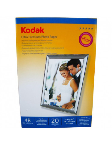 Hartie foto Kodak Ultra Premium High Glossy 4R RC, 270 g/mp, 20