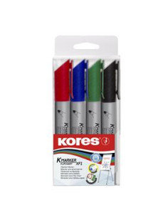 MARKER FLIPCHART 4/SET 3MM KORES,KO21344