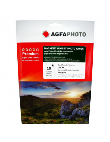 Hartie foto Agfa Magnetic Glossy A4, 680 g/mp, 10
