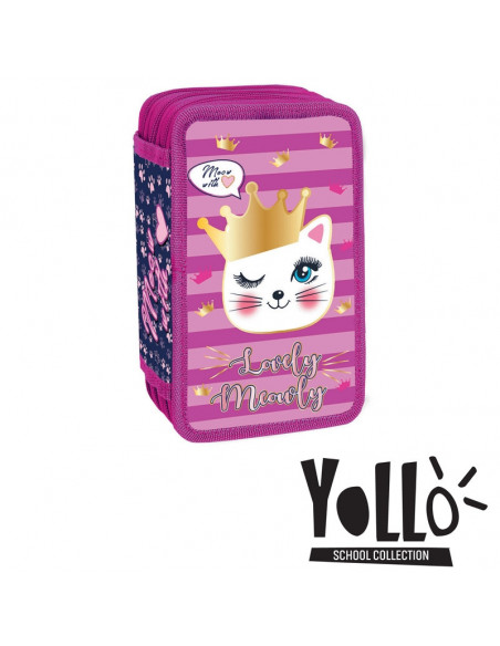 Penar Echipat, 3 Fermoare, 43 Piese, LOVELY MEOWLY -