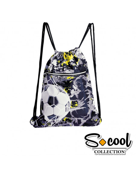 Sac Sport Cu Buzunar, TEAM LEADER, 47x36cm - S-COOL Sac Sport Cu Buzunar, TEAM LEADER, 47x36cm - S-COOL