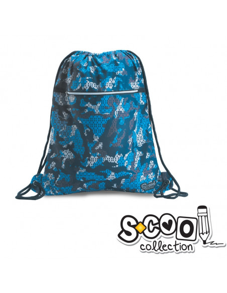 Sac Sport Cu Buzunar, MILITARY, 47x36cm - S-COOL Sac Sport Cu Buzunar, MILITARY, 47x36cm - S-COOL