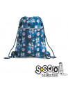 Sac Sport Cu Buzunar, FLOWERS, 47x36cm - S-COOL,SC1077