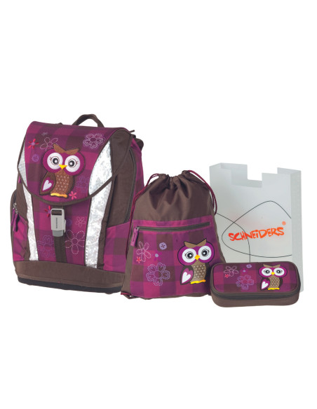 GHIOZDAN THE OWL ROSU+PENAR, SAC SPORT, CUT PT CARTI