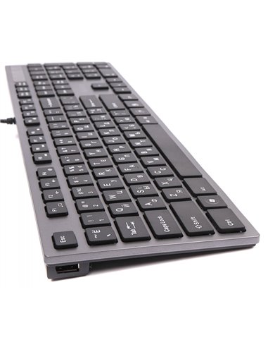 A4TKLA39976,Tastatura A4tech KV-300H, USB, Isolation Grey