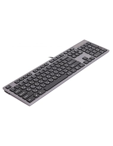 A4TKLA39976,Tastatura A4tech KV-300H, USB, Isolation Grey