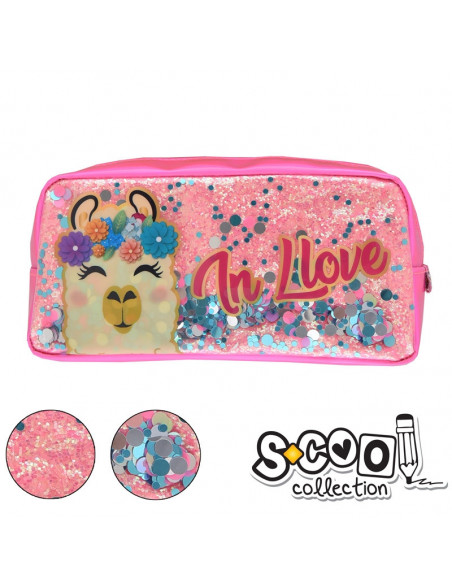 Penar Borseta Cu Paiete, LLAMA, 22x11x5,5cm - S-COOL,SC1025