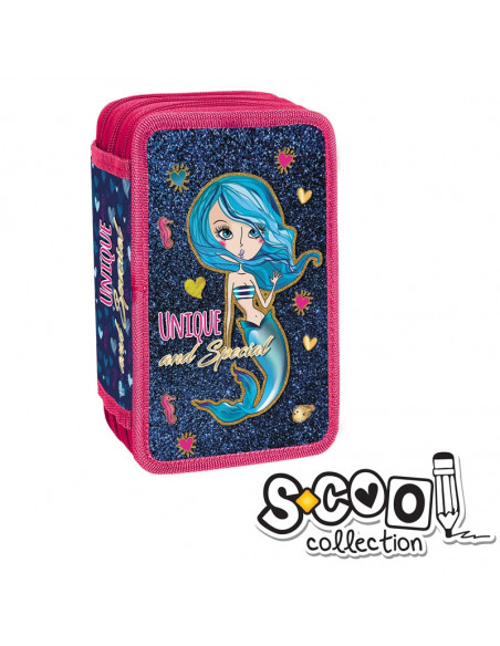 Penar Echipat, 3 Fermoare, 43 Piese, UNIQUE - S-COOL,SC1014