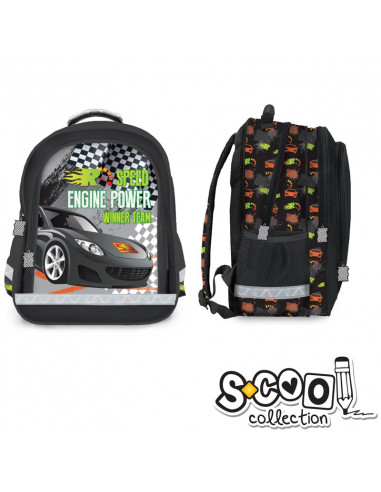 Ghiozdan Ergonomic SPEED, 38x29x19,5cm - S-COOL,SC981