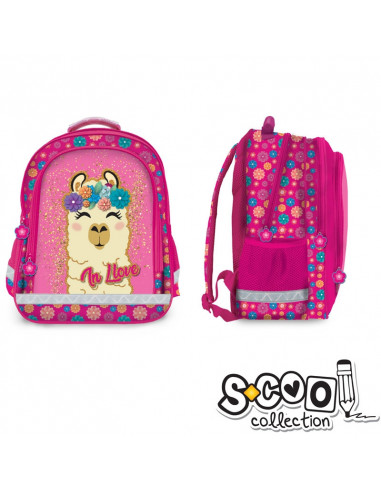 Ghiozdan Ergonomic LLAMA, 38x29x19,5cm - S-COOL,SC983
