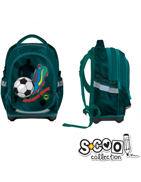 Ghiozdan Anatomic AMAZING GAME, 42x34x22cm - S-COOL Ghiozdan Anatomic AMAZING GAME, 42x34x22cm - S-COOL