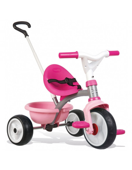 Tricicleta Smoby Be Move Comfort, roti silentioase, Roz,740327