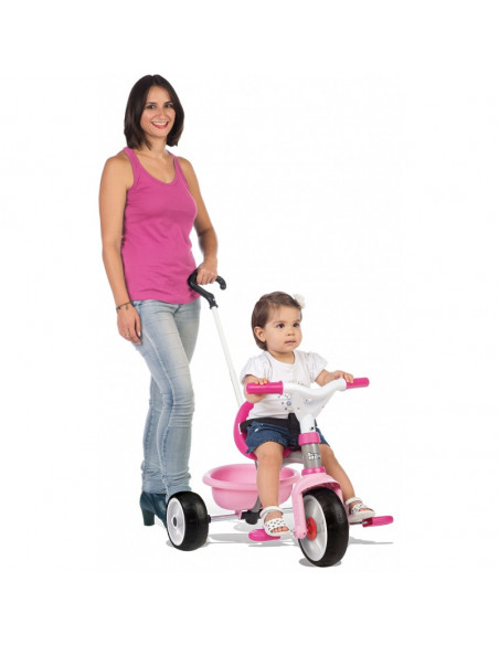 Tricicleta Smoby Be Move Comfort, roti silentioase, Roz,740327