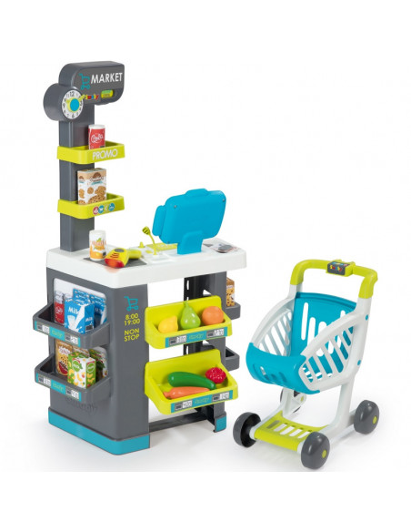 Set de joaca Smoby Market, 34 accesorii,350212