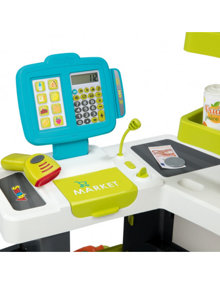 Set de joaca Smoby Market, 34 accesorii,350212