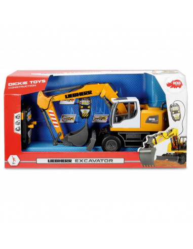 Buldozer Dickie Toys Liebherr, cu telecomanda, 40 cm,3728001