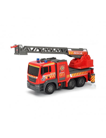 Camion de pompieri cu pompa de aer, lumini și sunete Dickie
