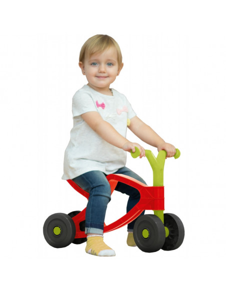 Bicicleta fara pedale Big Flippi, Rosu/Verde,55860