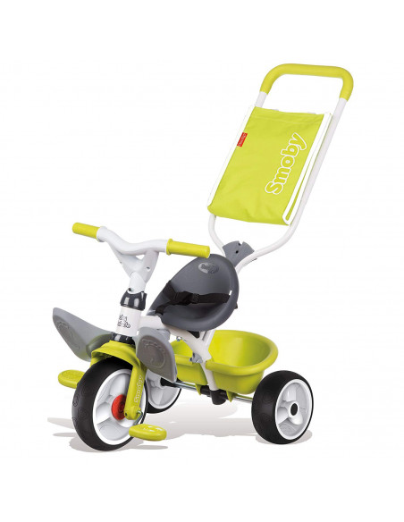 Tricicleta Smoby Baby Balade, cu roti silentioase, Verde,741100