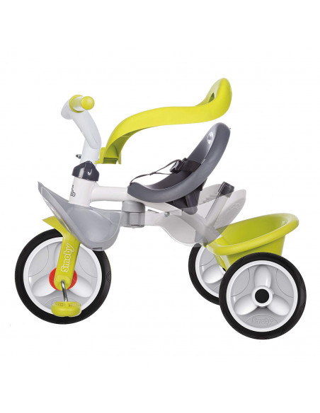 Tricicleta Smoby Baby Balade, cu roti silentioase, Verde,741100