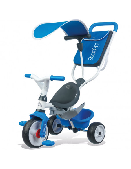 Tricicleta Smoby Baby Balade, cu roti silentioase Tricicleta Smoby Baby Balade, cu roti silentioase