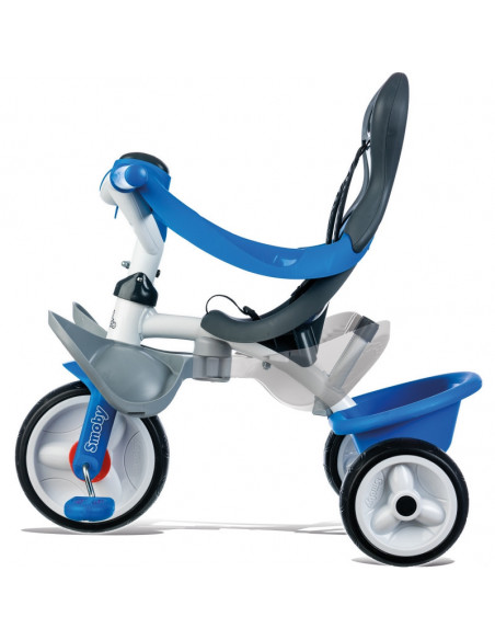 Tricicleta Smoby Baby Balade, cu roti silentioase Tricicleta Smoby Baby Balade, cu roti silentioase
