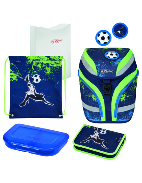 Ghiozdan Herlitz Echipat Softflex Plus, Motiv Kick It Ghiozdan Herlitz Echipat Softflex Plus, Motiv Kick It