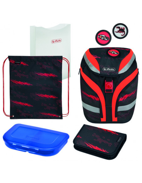 Ghiozdan Herlitz Echipat Softflex Plus, Motiv Driven Ghiozdan Herlitz Echipat Softflex Plus, Motiv Driven