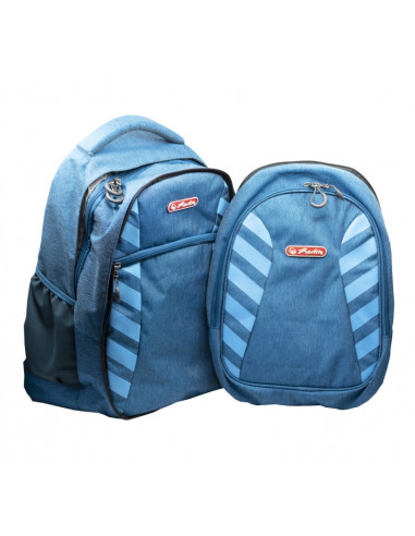9481600,Rucsac Herlitz Massa 2 In 1 Cu Doua Compartimente, Compartiment Pentru Laptop, 46 x 34 x 22.5 Cm, Blue 9481600,Rucsac Herlitz Massa 2 In 1 Cu Doua Compartimente, Compartiment Pentru Laptop, 46 x 34 x 22.5 Cm, Blue