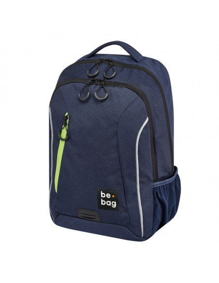 24800105P,Rucsac Herlitz Be.Bag, Model Be.Urban, 43 x 28 x 19 Cm, Culoare Albastru Indigo + Stilou Gratis