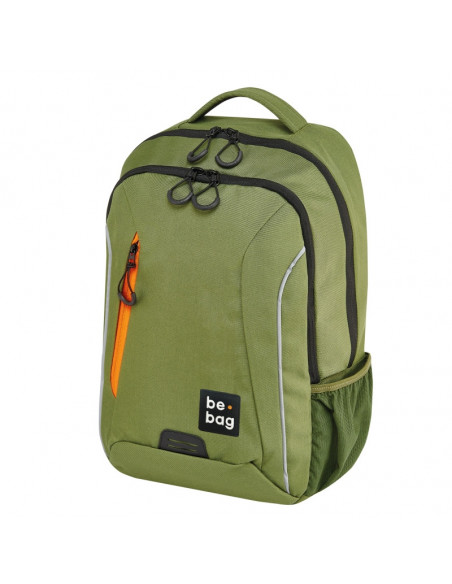 24800112P,Rucsac Herlitz Be.Bag, Model Be.Urban, 43 x 28 x 19 Cm, Culoare Verde Oliv + Stilou Gratis