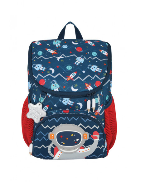 SKLT-001A,Ghiozdan Herlitz Mini Ergonomic Neechipat Dimensiune 31X24X16Cm Motiv Little Travelers Bob The Astronaut