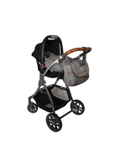 Carucior transformabil 3in1 Coccolle Acero Gri,339064962