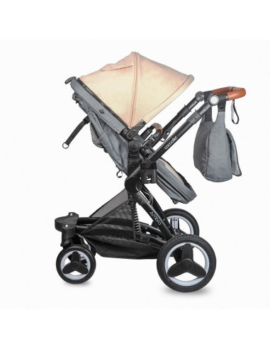 Carucior transformabil 3in1 Coccolle Ambra Safari Beige