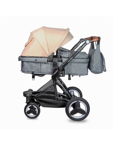 Carucior transformabil 3in1 Coccolle Ambra Safari Beige
