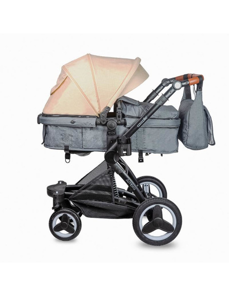Carucior transformabil 3in1 Coccolle Ambra Safari Beige