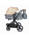 Carucior transformabil 3in1 Coccolle Ambra Safari Beige
