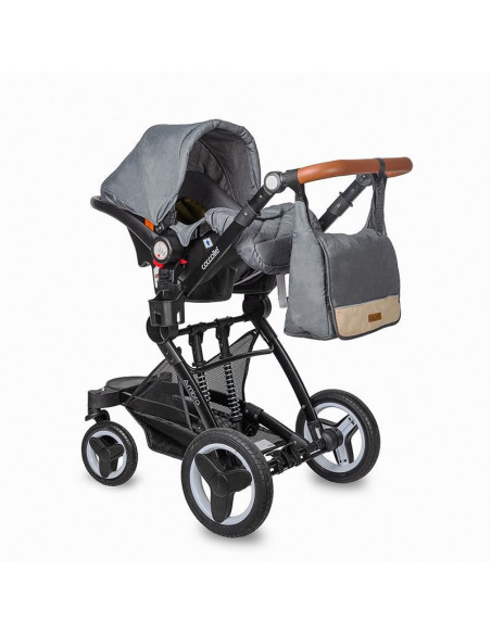 Carucior transformabil 3in1 Coccolle Ambra Safari Beige