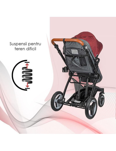 Carucior transformabil 3in1 Coccolle Ambra Safari Beige