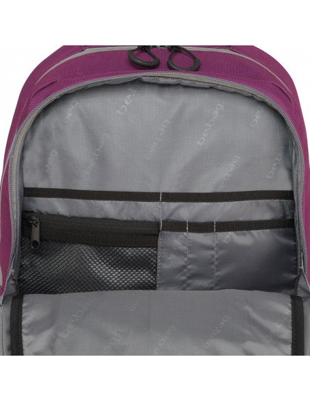 24800037P,Rucsac Herlitz Be.Bag, Model Be.Adventurer, 43 x 30 x 18 Cm, Culoare Violet + Stilou Gratis
